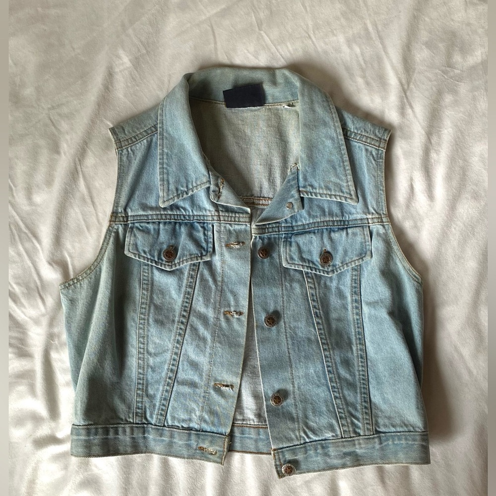Vintage Faded Glory Denim Vest